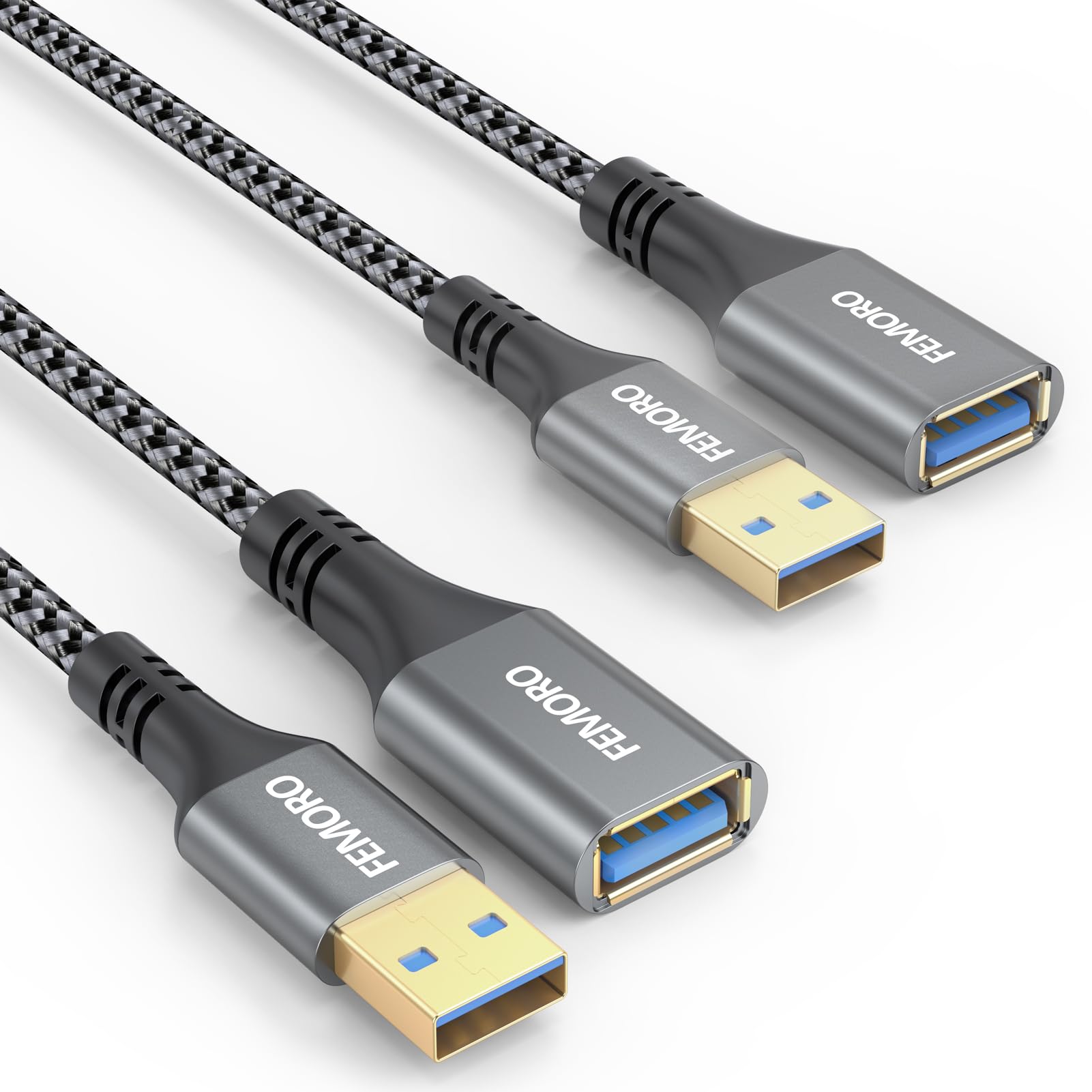 See full amazon price history chart for USB Extension Cable 3ft 2 Pack, USB 3.0 Extension Cord Braided, USB 3 Male to Female Extender Long Type A Port High Speed Data Transfer and Charge for Mouse USB Keyboard Flash Drive Camera Printer USB Extension Cable 3ft 2 Pack, USB 3.0 Extension Cord Braided, USB 3 Male to Female Extender Long Type A Port High Speed Data Transfer and Charge for Mouse USB Keyboard Flash Drive Camera Printer (B0CJTV6C62) Amazon Price History, Amazon Price Tracker