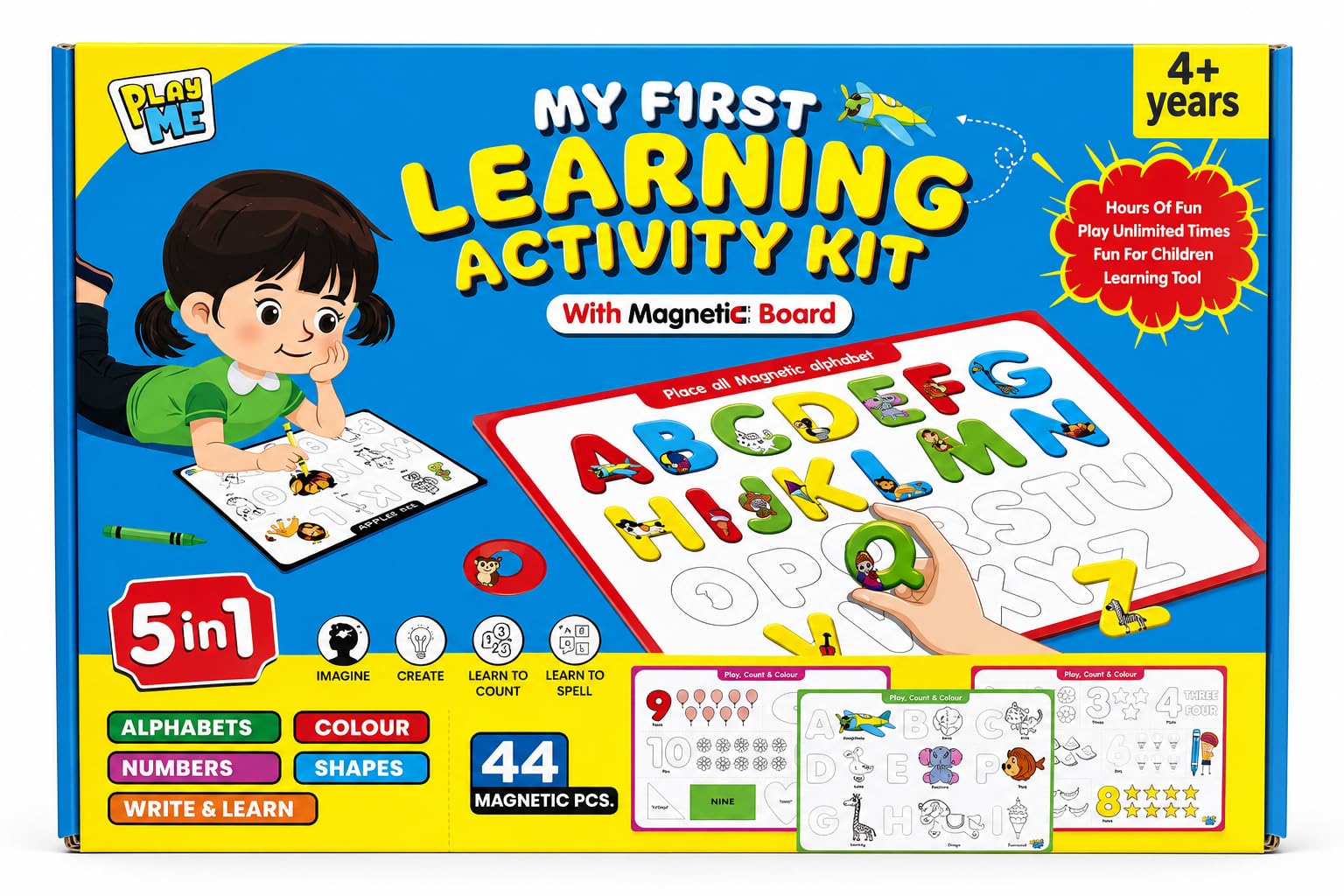 Negi Creative Magnetic Letters and Numbers Educational Learning Toy Set for Kids