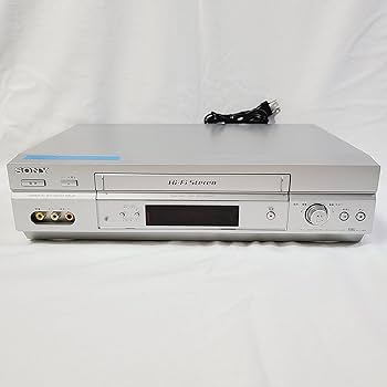 SONYのVHSプレイヤー Amazon.com: Sony SLV-N50 Hi-Fi Stereo VHS VCR (Renewed