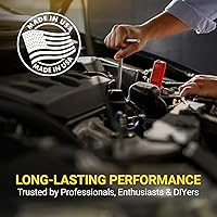 Vista 28 de Spartan Power - Cable de batería negro de 9 pulgadas 2/0 AWG 3/8 pulgadas M10 fabricado en EE. UU