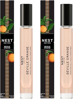 Seville Orange Perfume Oil (Rollerball) - 6 mL Each, Pack of 2 - Vegan & Cruelty Free