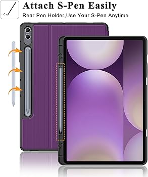 Samsung Galaxy Tab S10 FE S Pen付き ケース付き Amazon.com: Soke Galaxy Tab S10+ /S9+ /S9 FE Plus Case with S Pen