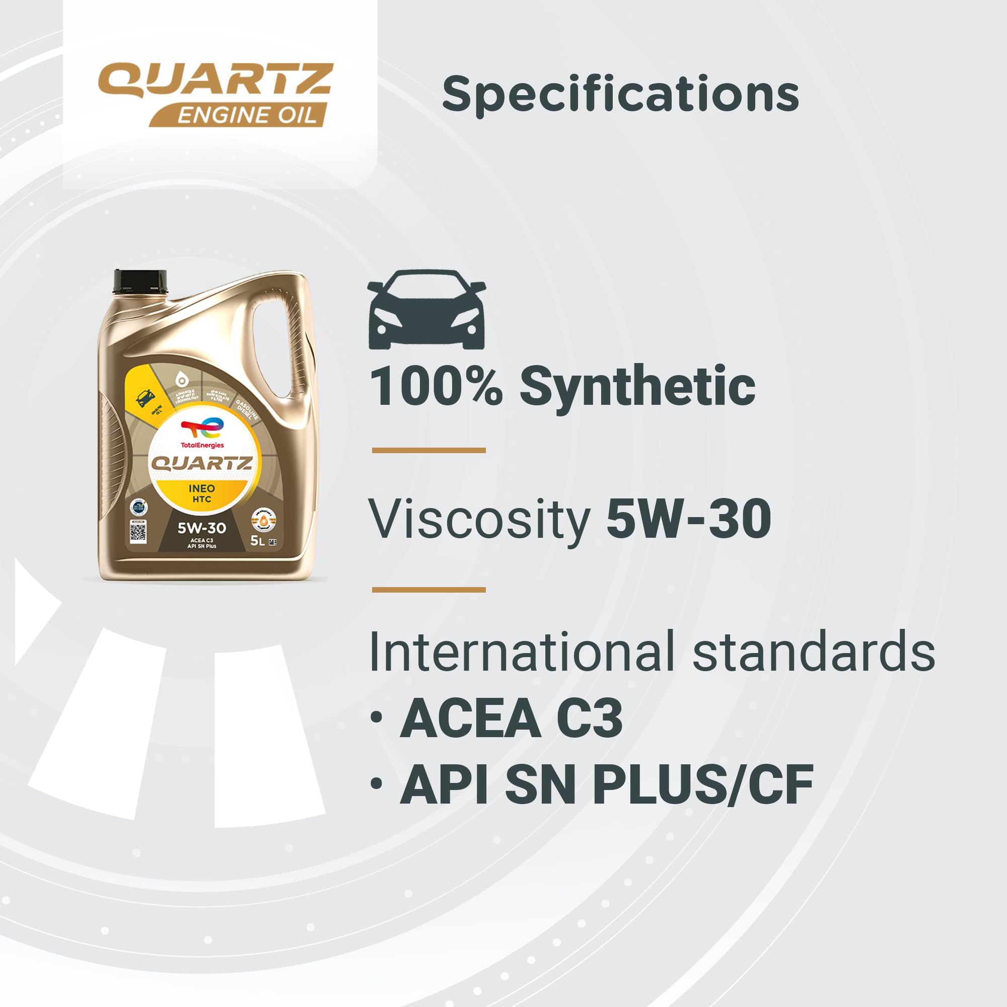 TotalEnergies Quartz Ineo HTC 5W-30 Engine Oil 5 Liter : Amazon