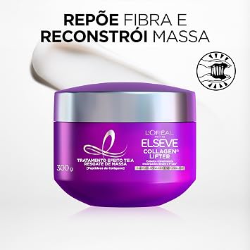 Máscara de Tratamento Condicionante L'Oréal Paris Elseve Collagen Lifter