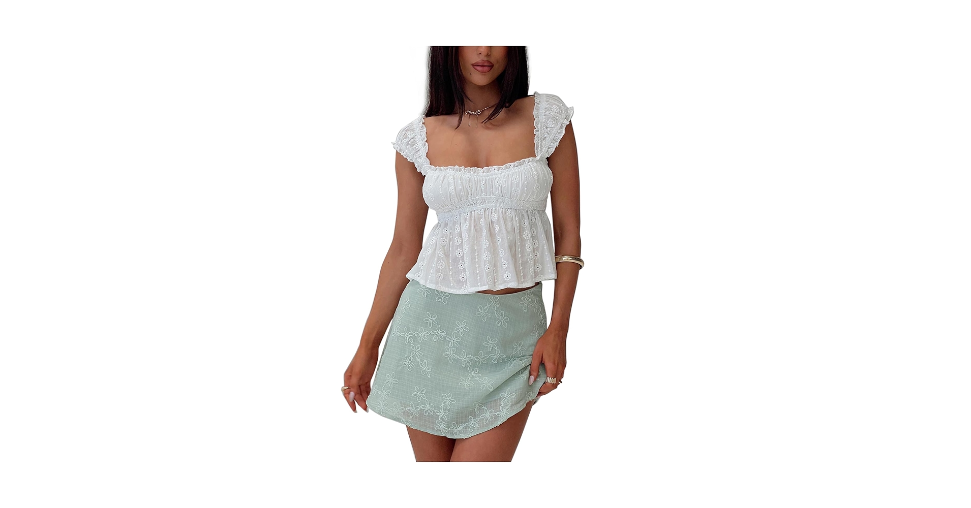 Amazon.com: Women Y2K Babydoll Tank Top Cute Sleeveless