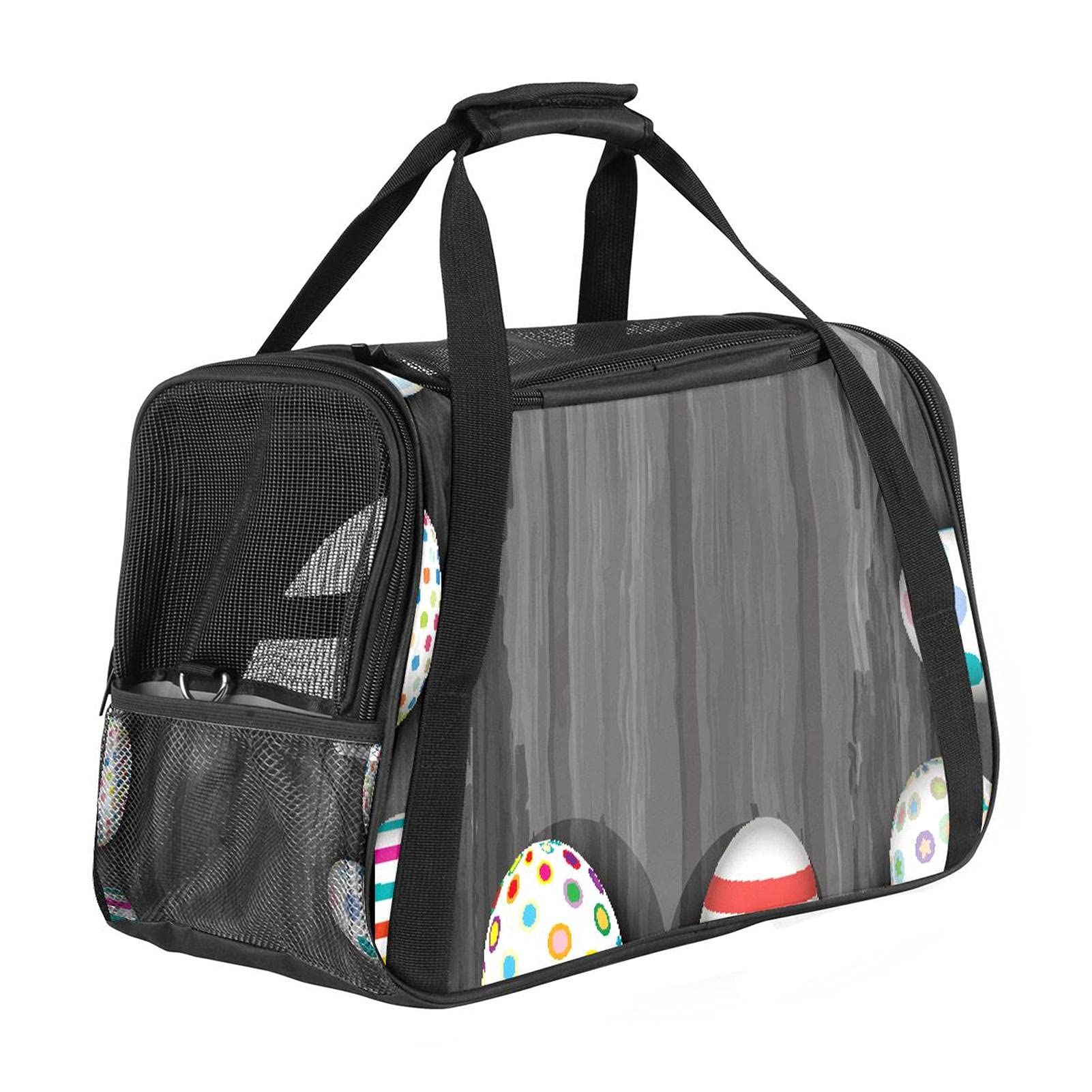 Sac de transport pour chat et chien avec motif d'œufs de Pâques