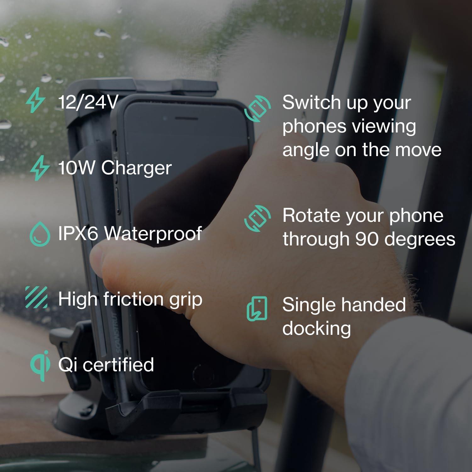 SCANSTRUT Edge. 15W Waterproof Wireless ADJUS