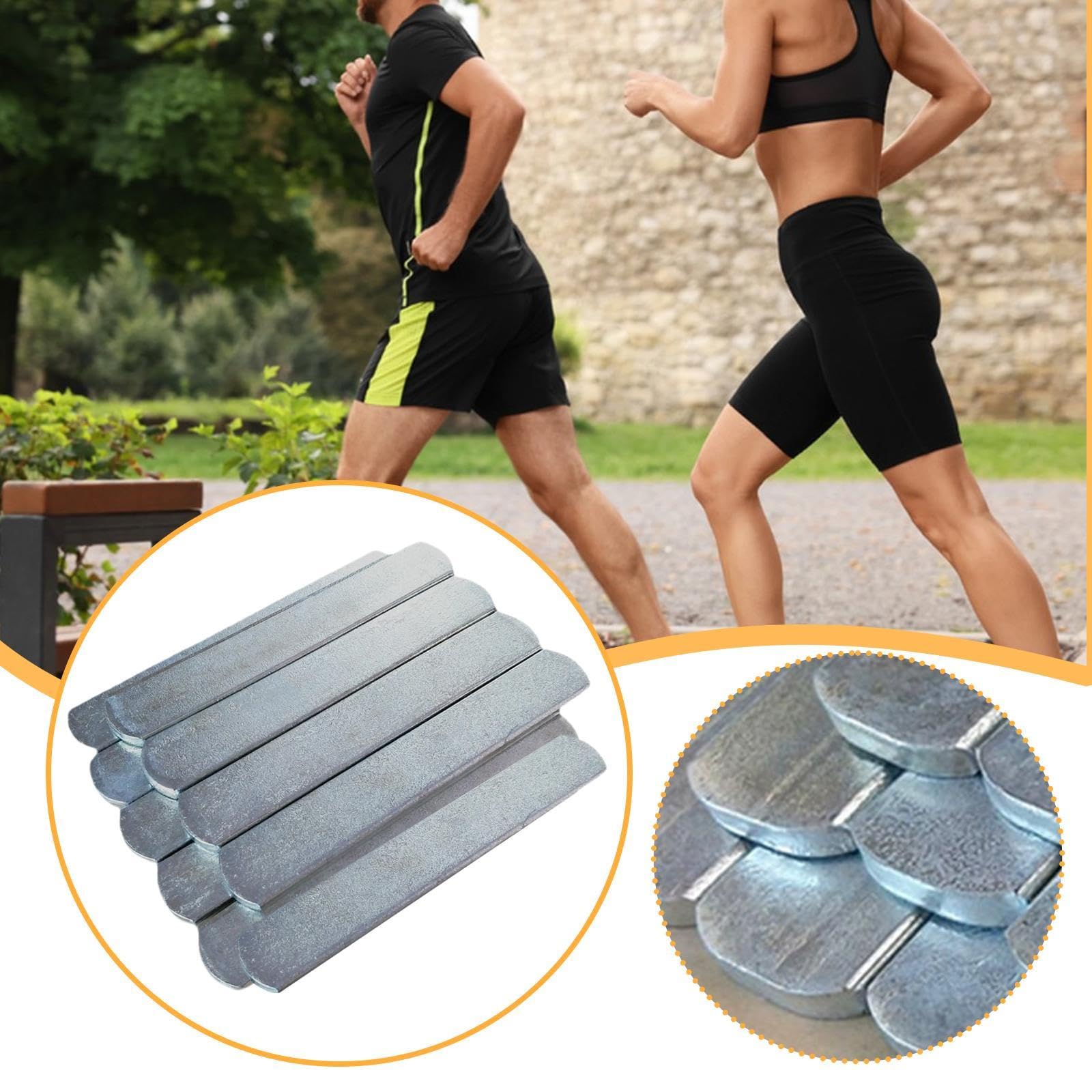 10 Pesi Lunghi in Acciaio per Allenamento, Resistenti E Versatili, Accessori per Attrezzature.