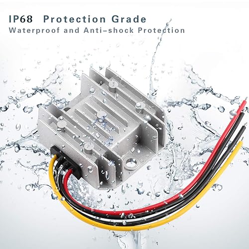 Miniatura 4 de Convertidor de voltaje CC Convertidor de impulso DC 12V Step Up to 24V 3A 72W Regulador de Voltaje Impermeable Módulo Transformador para Carrito de