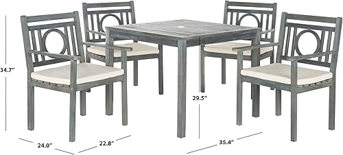 Miniatura 5 de Safavieh Outdoor Living Collection Montclair - Juego de comedor de 5 piezas