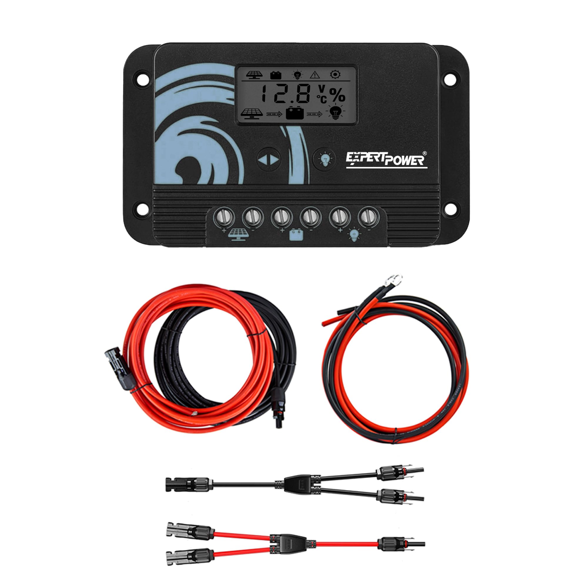 Amazon.com : ExpertPower 20A PWM Solar Charge Controller Kit for