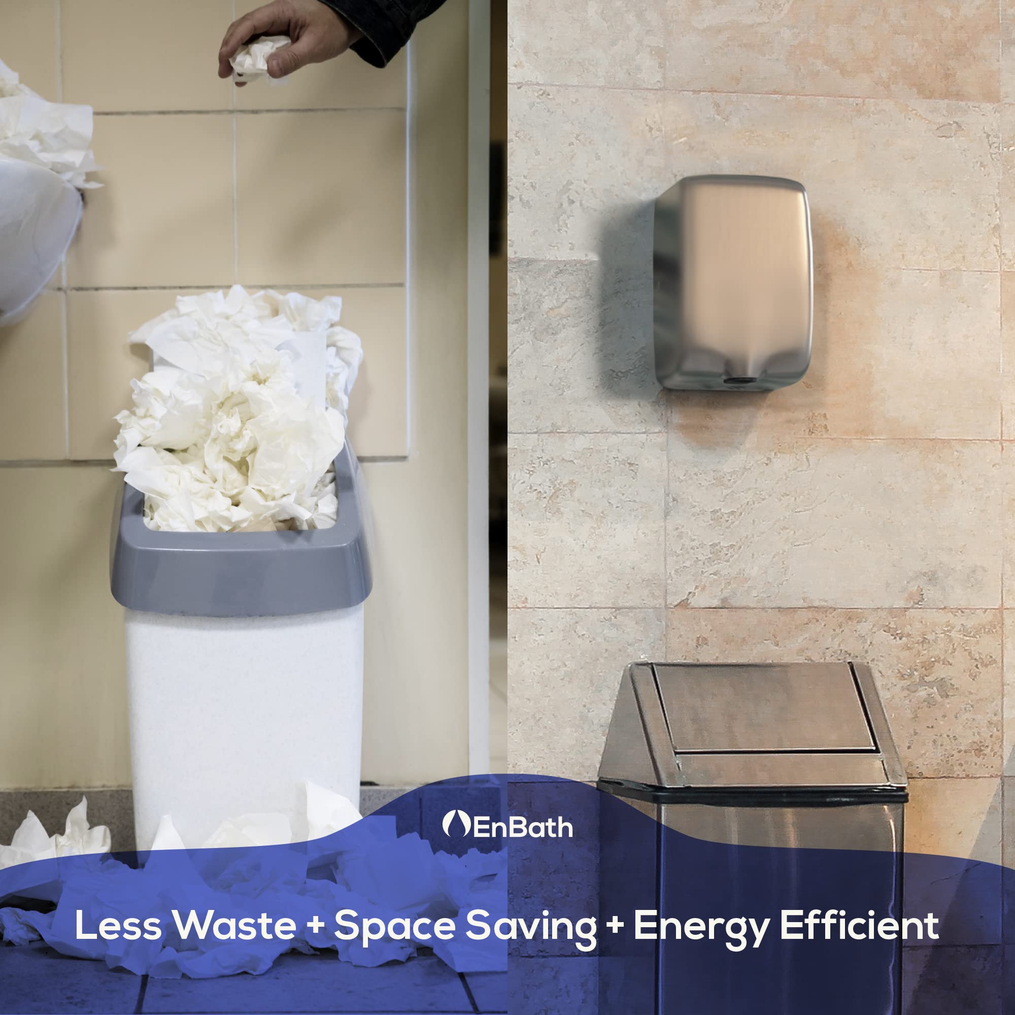 Buy EnBath Commercial Hand Dryer (224 mph) Automatic Electric Hand