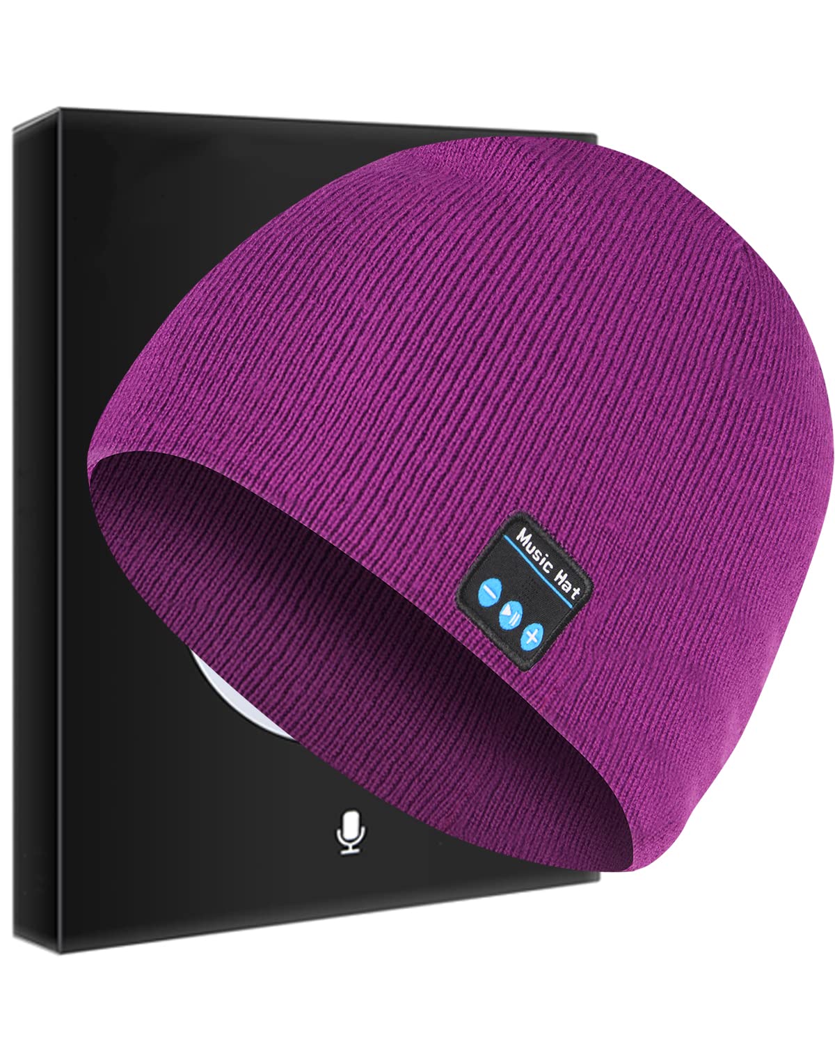 Unisex Wireless Beanie Hat with Exquisite Packaging Wireless Winter Knit Hats Capï¼Ë†Purpleï¼â€°