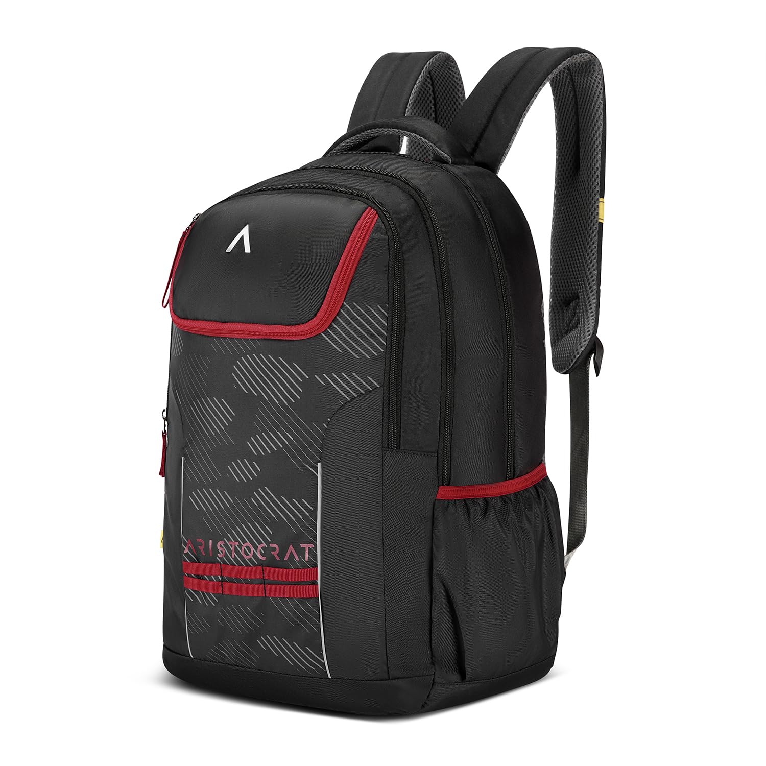 aristocrat NRG Casual Backpack 42L | 3 Compartments with 2 Quick-Access Front Pocket | Padded Shoulder Straps & Side Bottle Holders | Sturdy Zipper | Office & Travel Backpack for Men & Women-picture-38