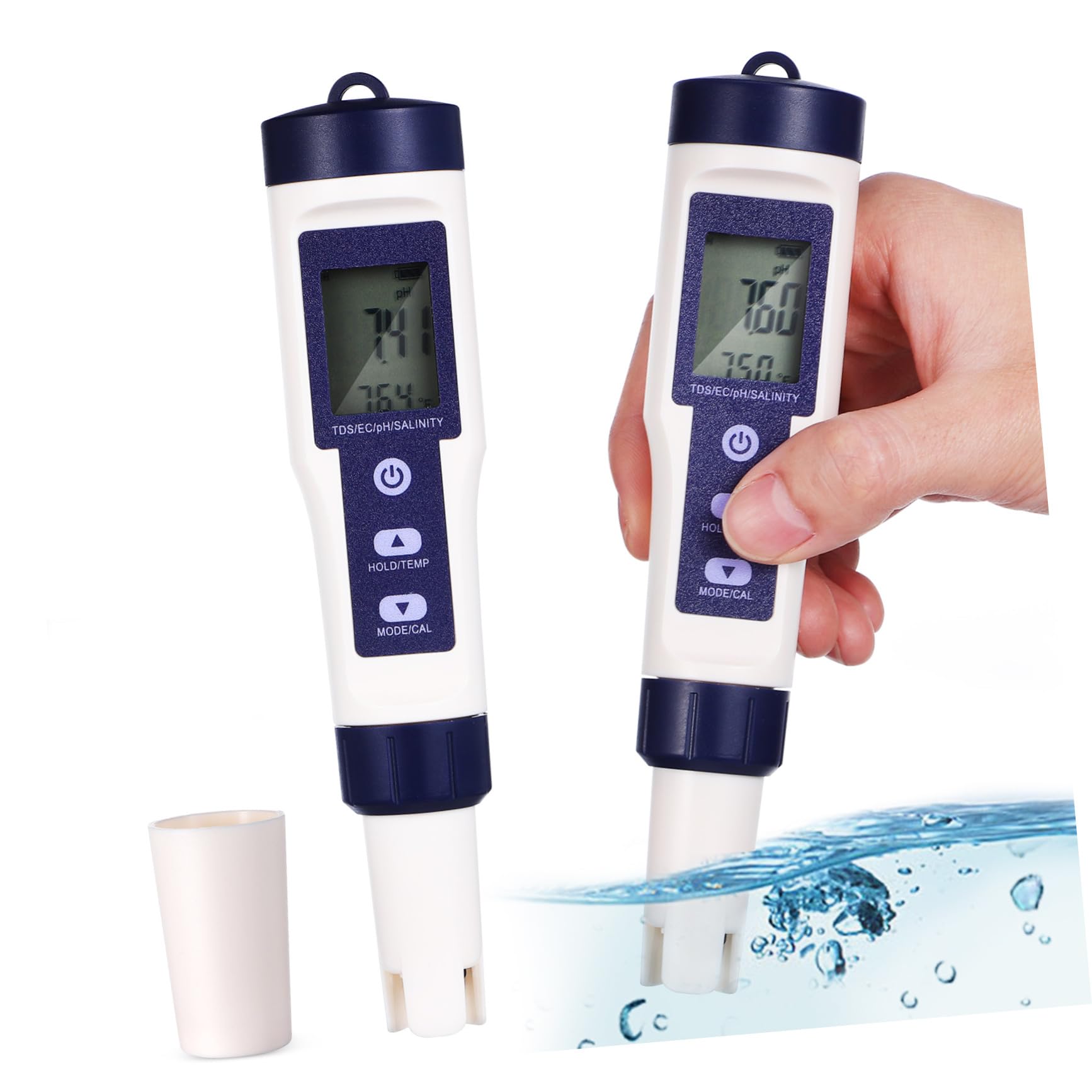 Digitaler Wassertester Fünffach für Pool und Thermalwasser