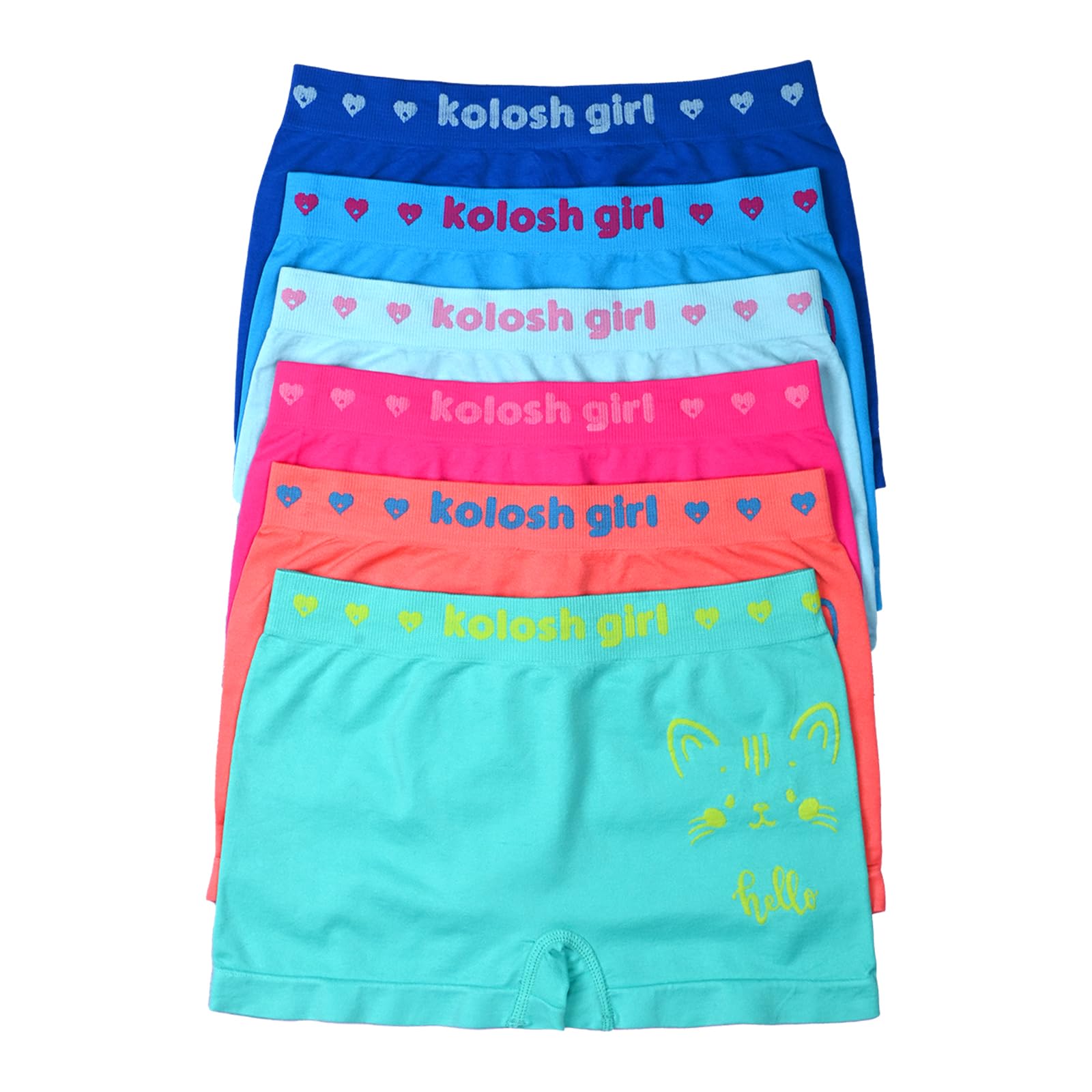 Boyshort Hipster Seamless Soft Girls Boyshort Solids Prints Panties Teen Girls Brief Underwear