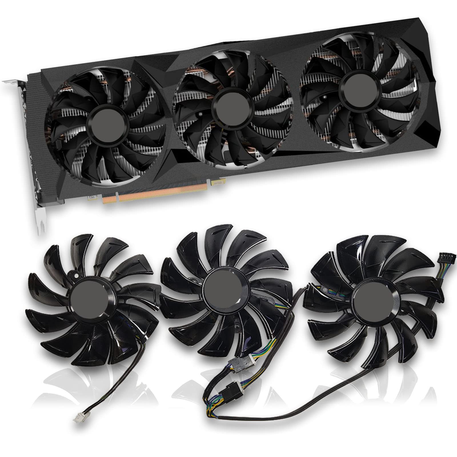 87 mm GA92S2U DC12V 0.46A 4PIN Tarjeta gráfica Ventilador para ZOTAC GeForce RTX 2080 RTX 2080 Ti AMP Edition Ventilador (Fan-ABC)