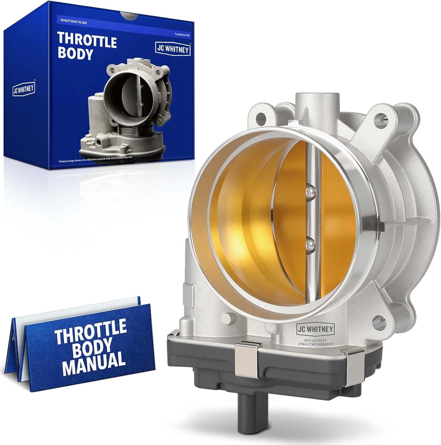 JC Whitney JFBAJCWTHB00073 Throttle Body - Compatible with Ford Mustang 2015-2020, GT 2017-2021 - 3.5L 5.2L