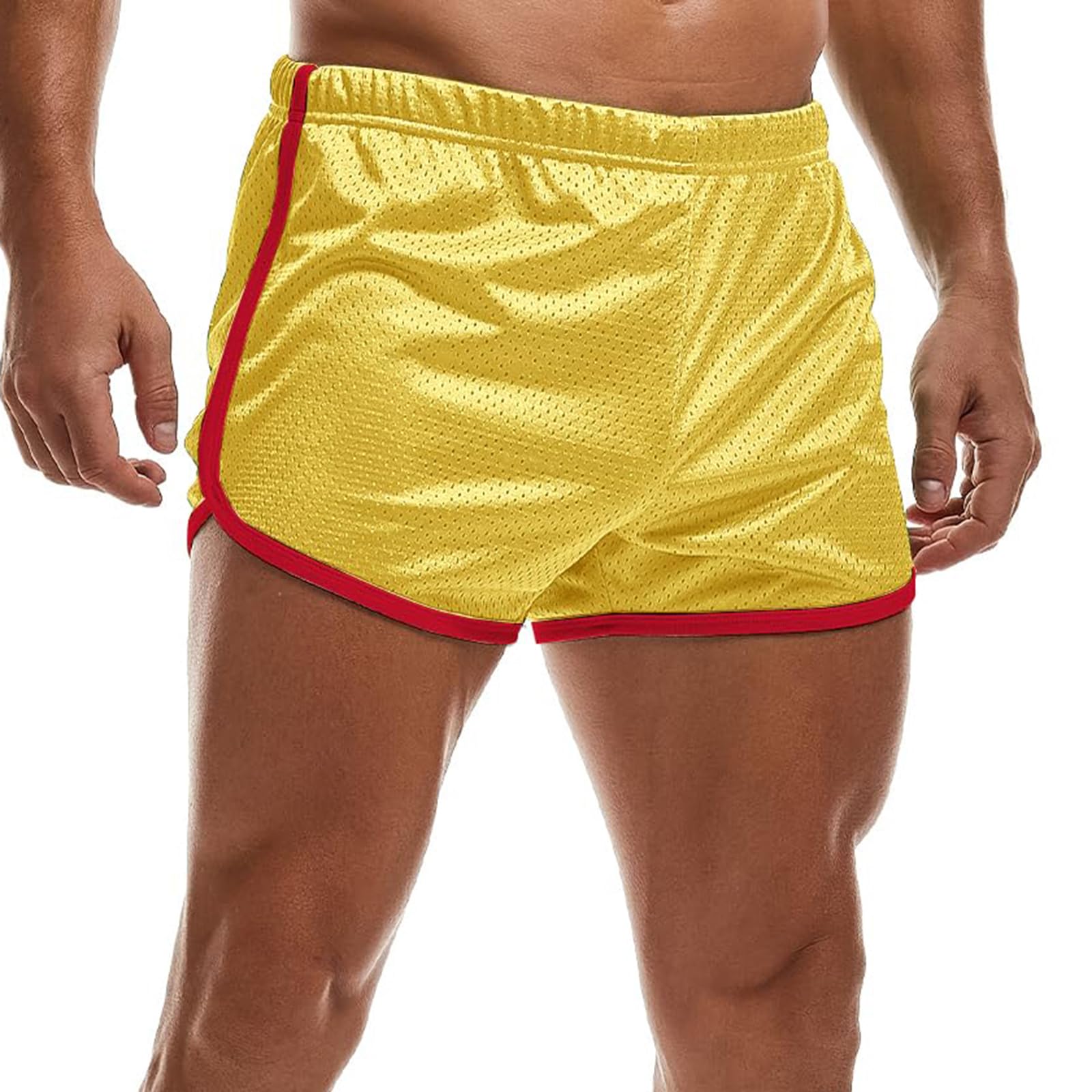 Sponsored Ad - AIMPACT Mens Running Shorts Breathing Workout Gym Booty Short Shorts