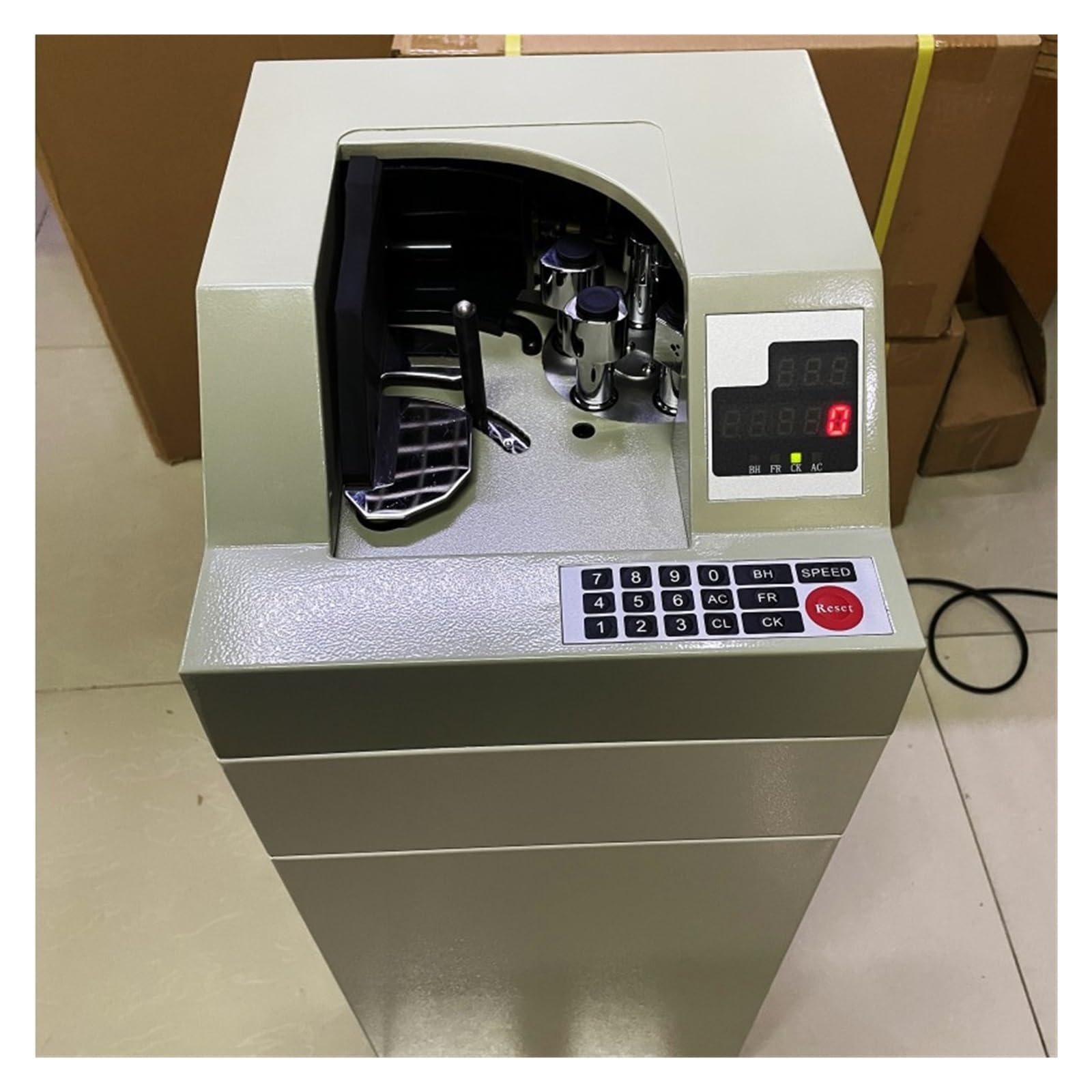 Caja registradora, Contador de Moneda extranjera Billetes Banco Vertical multidivisa al vacío Caja registradora Comercial específico for