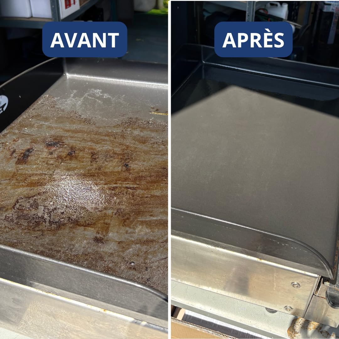 TECH N'FAST Dégraissant Plancha & BBQ Ultra Puissant 5L – Gel Nettoyant Professionnel pour Four, Hotte et Grill – Élimine Graisses Brûlées et Cuites – Fabriqué en France