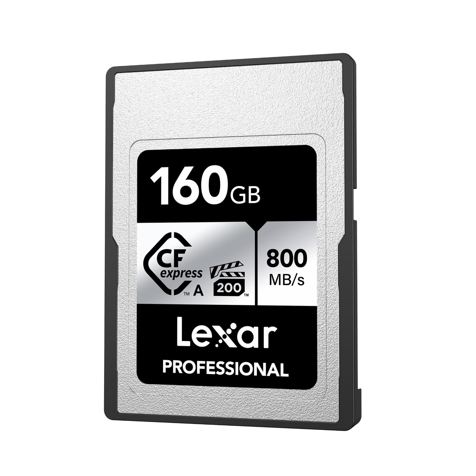 Professional SILVER Series CFexpress Type A Card 160GB, CFe Card Up to 800MB/s Read, VPG200, 8K Video CF Card, Memory Card Compatible with Sony Alpha and Sony FX Cameras (LCAEXSL160G-RNENG)