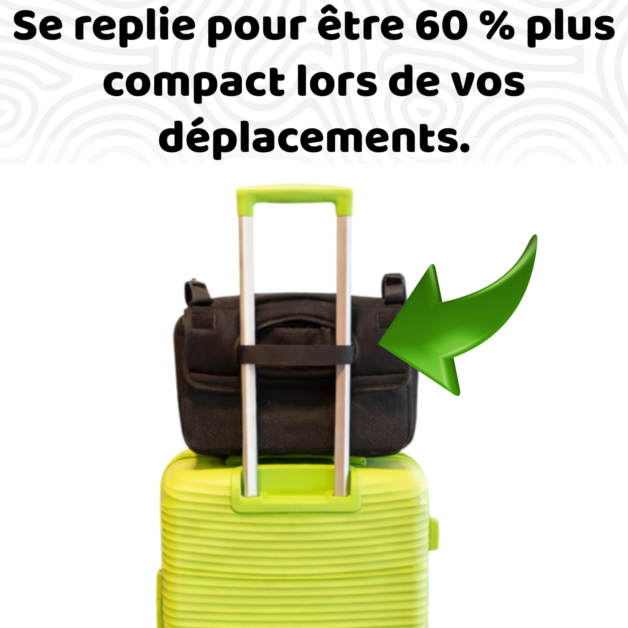 BubbleBum TelePort Rehausseur Voiture Enfant, Sièges Auto Voyage San Dossier, Réhausseur Voiture, Siège Auto Pliable Portable, Siege Auto Enfant 125-150cm, 5 à 12 ans, Groupe 2/3, i-Size R129 - Noir