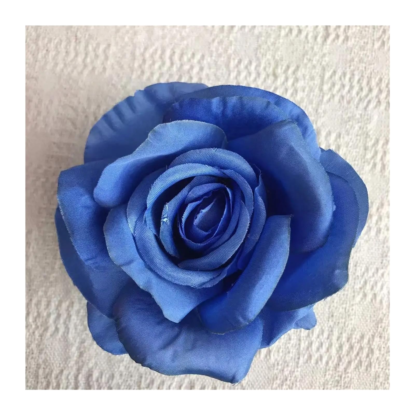 CVEVSFG Simulation Rose Flower Head 11cm DIY Handmade Handicrafts Garland Decoration Hairpin Drama Headdress Fake(11 color)