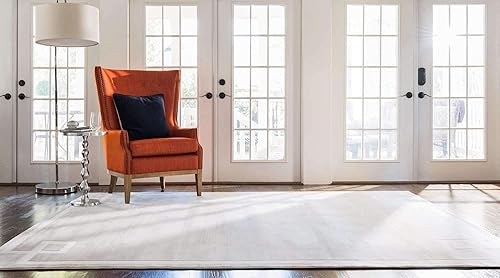 Miniatura 3 de Unique Loom Uptown Collection by Jill Zarin Collection - Alfombra de área moderna con textura de llave griega (4 pies x 6 pies)