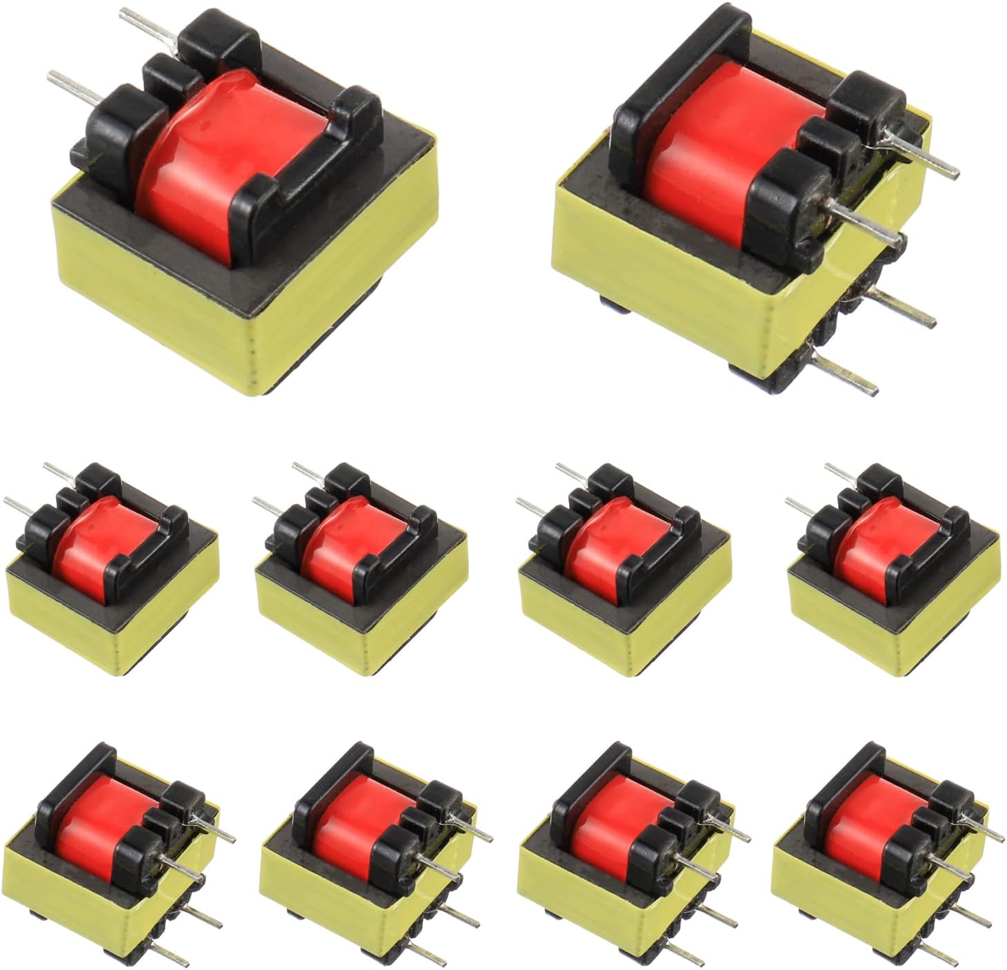 BOJACK EE-14 8 Ohm Audio Transformer 1300 : 8 Ohm for Voltage Amplification and Power Output (Pack of 10)