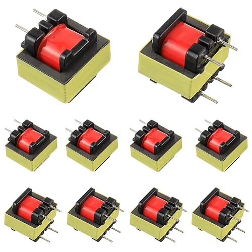 BOJACK EE-14 - Transformador de audio de 8 ohmios 1300 8 ohmios para amplificación de voltaje y salida de potencia (paquete de 10)