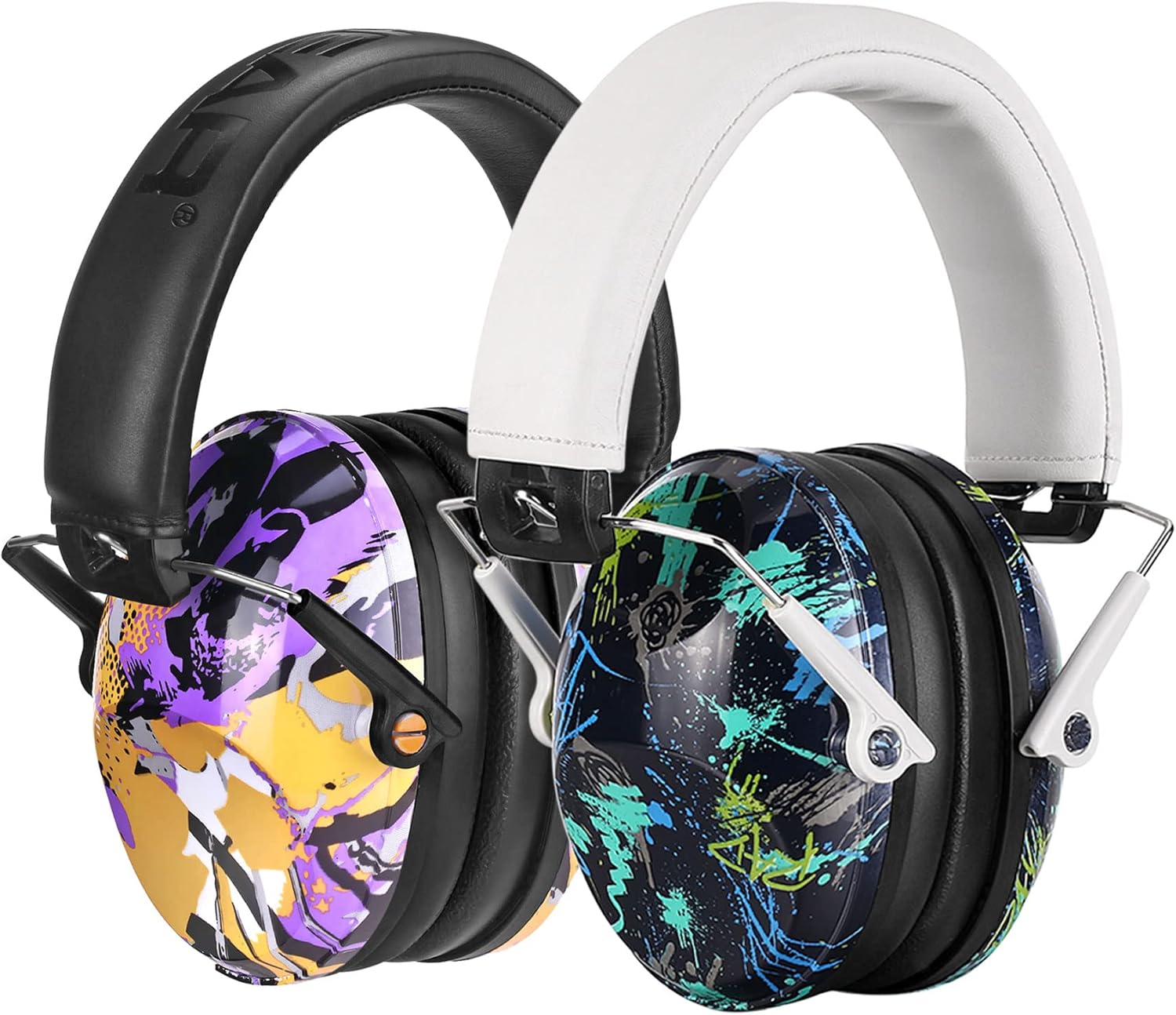 PROHEAR 032 Kids Ear Protection Earmuffs 2-Pack, Children Hearing Protectors for Autism Concerts Racing