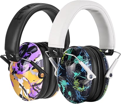 PROHEAR 032 Kids Ear Protection Earmuffs 2-Pack, Children Hearing Protectors for Autism Concerts Racing