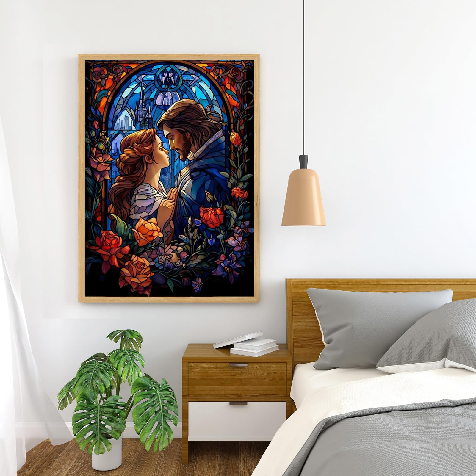 Kit De Peinture Diamant 5D à Faire Soi-même - Toile 30x40 Cm, Diamants Ronds, Décoration Murale