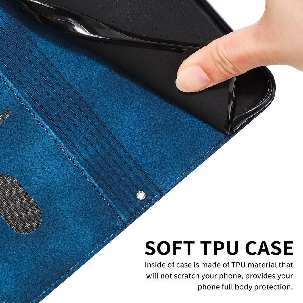 Coque Portefeuille SEAHAI Pour Xiaomi Redmi Note 11S 5G / Poco M4 Pro 5G – Cuir PU, RFID, Antichoc, Rouge