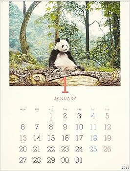 Amazon.co.jp: グリーティングライフ 2025年 カレンダー シャンシャン