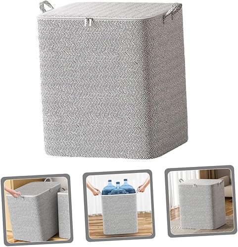 Miniatura 2 de Angoily Bolsa de almacenamiento resistente de tela no tejida Cierre de cremallera Bolsa de gran capacidad Almacenamiento para ropa