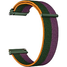 22mm Smart Watch Strap Precision Nylon Material, Quick Release/Installation Design, Breathable & Skin Friendly, Solid Color/ Patchwork Color Clash Design, Office/Outdoor/Training/Fitness/Daily Wear
