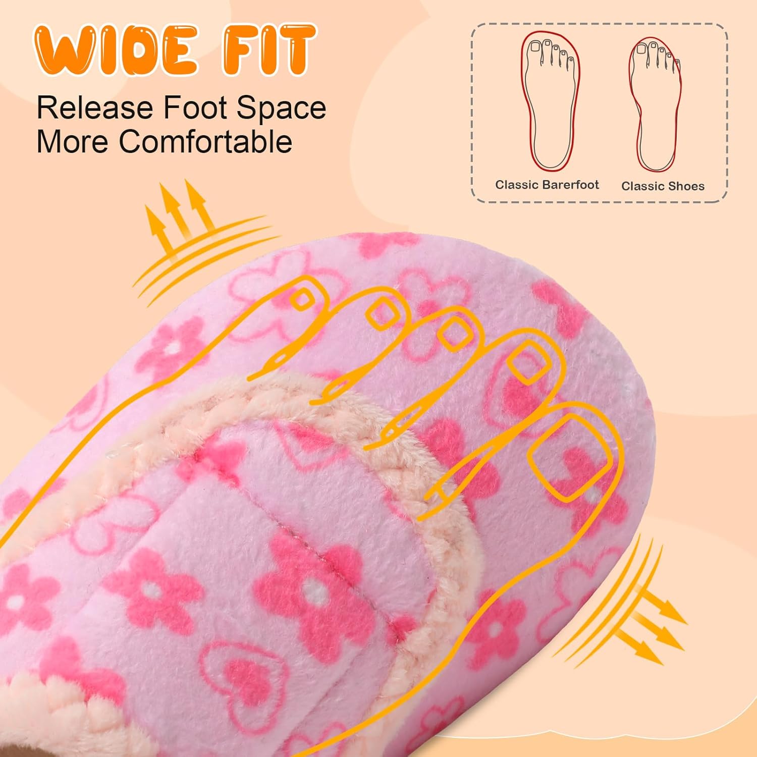 BARERUN Toddler Slippers Boys Girls House Shoes Warm Kids Slippers With Non-Slip Rubber Sole Fuzzy Cozy Walking Shoes Indoor/Outdoor - Image 5
