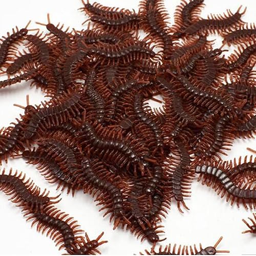 Miniatura 9 de YPY Juguete de broma de insectos falsos de plástico, ciempiés, gecko, escorpión, cucaracha, herramienta de truco, juguetes de broma para Halloween y