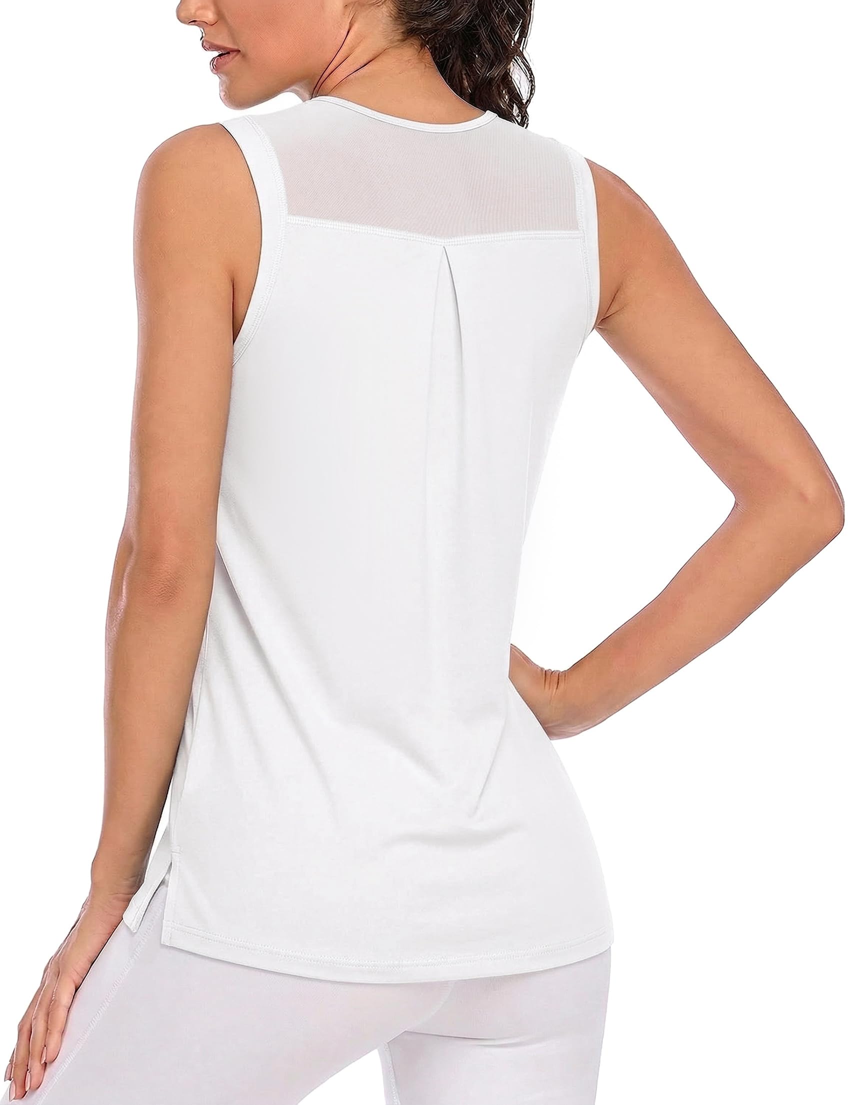 Camiseta Tirantes Mujer Camisetas Deportiva sin Mangas Gimnasia Yoga Corriendo Atlético Tops