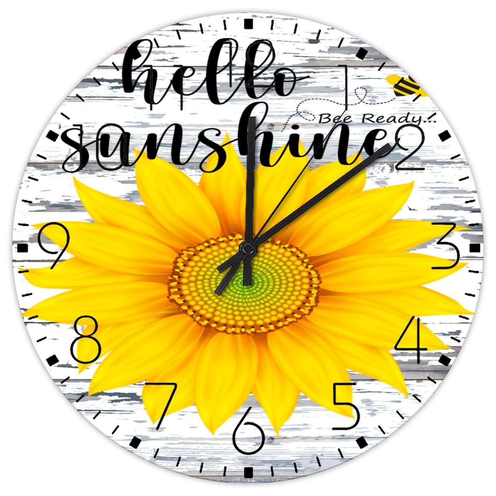 Horloge murale en bois vintage déco de café et toilettes esprit cabine champêtre
