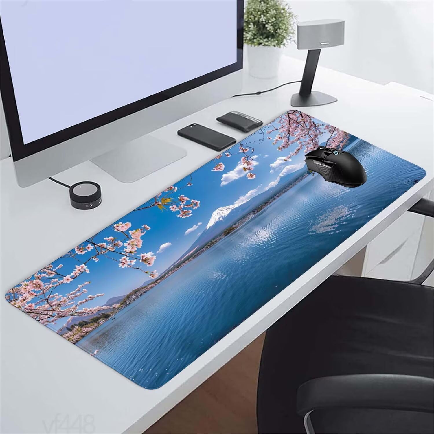 Alfombrilla Ratón océano Alfombrilla Raton 1600x800x3mm, Cielo Alfombrilla de Ratón Extendida de Gran Tamaño con Bordes Cosidos, Protector Escritorio, Antideslizante, Alfombrilla Ratón Gaming YF-448