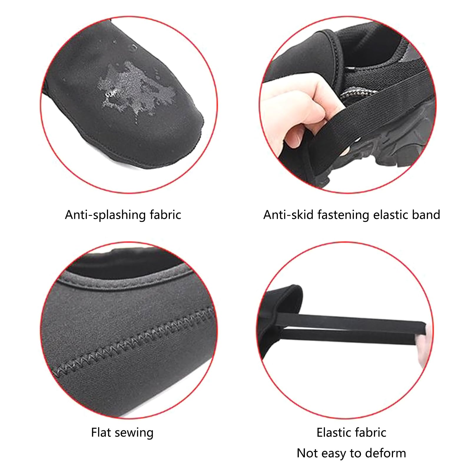 Nawwgy Bicycles Winter Cycling Overshoes Riding Accessories Windproof Protectors Mounting Half Boot Bikes Half Shoe Covers Bicycle Lock Shoe Cycling Shoe Covers