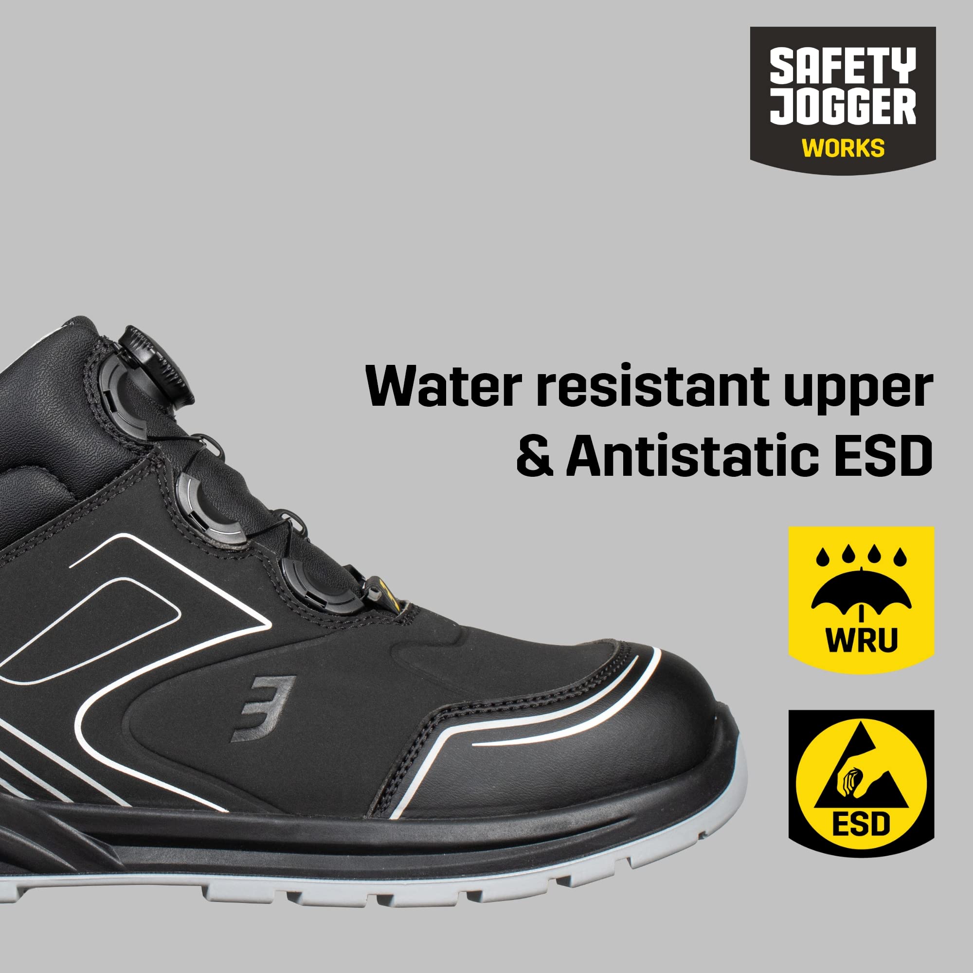 SAFETY JOGGER Sicherheits und Arbeitsstiefel Herren und Damen - CADORS3MTL - Sicherheitsstiefel, Schutzstiefel