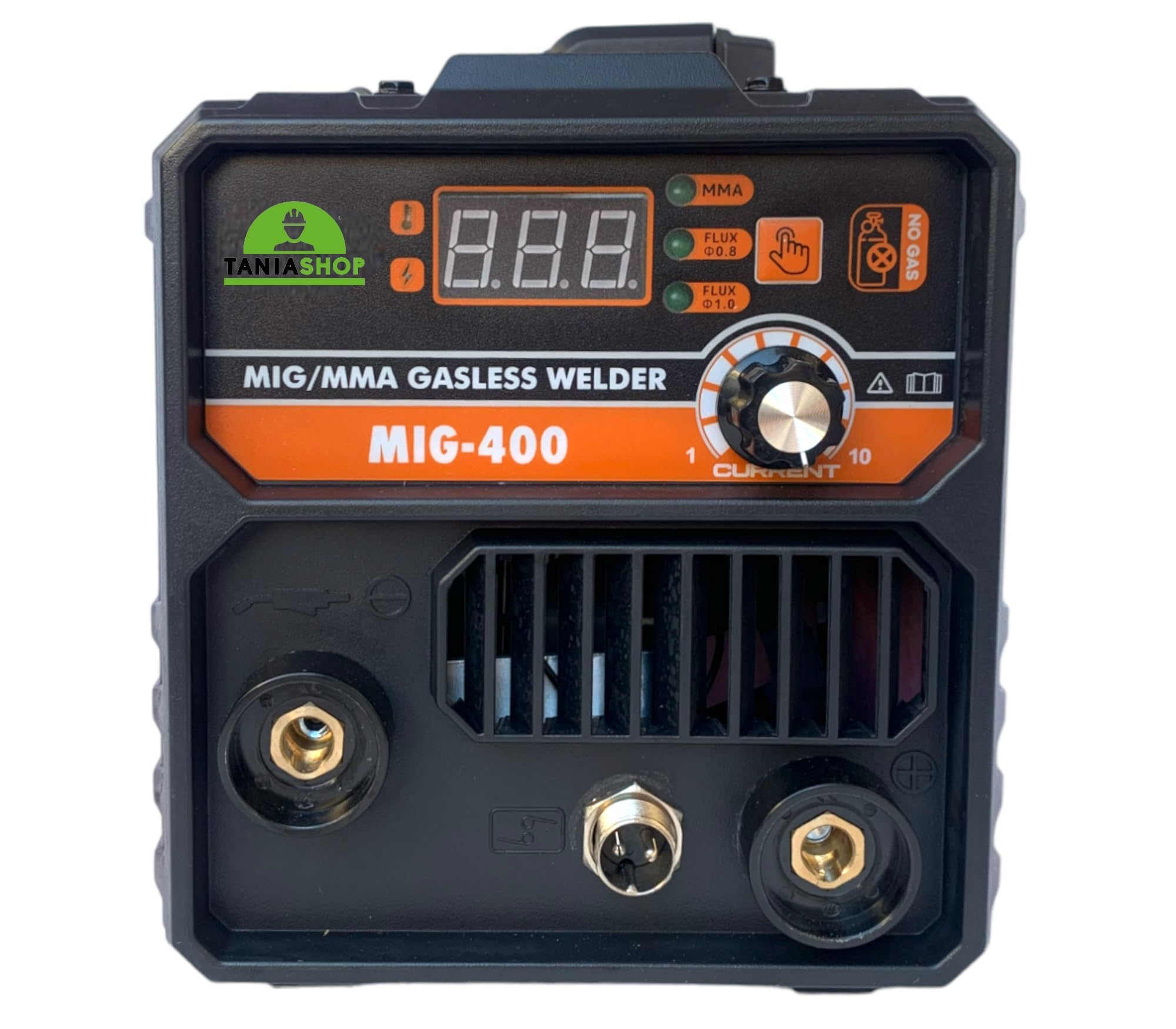 Saldatrice Multifunzione Filo Continuo MIG No GAS + MMA Elettrodo 600 Ampere per Fabbro Display Digitale Portatile Saldatura MIG MMA IGBT inverter include Maschera, Torcia e Bobina di Filo Animato