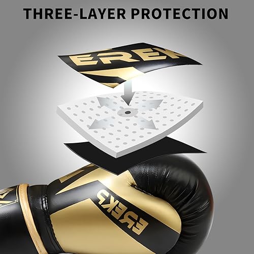 Miniatura 4 de Guantes de boxeo para niños, guantes de entrenamiento para saco de boxeo, MMA, UFC, Muay Thai, Karate, Kickboxing