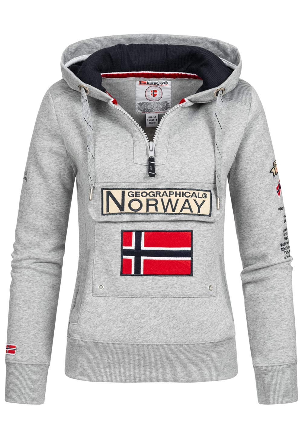 Geographical Norway Women's Gymclass Lady Assort B Sports Hoodie