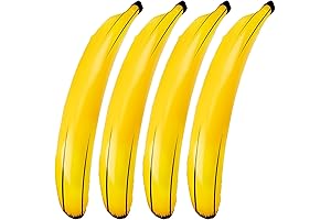 4 Pcs 71 Inch Jumbo Inflatable Banana Props, Super Fun for Pool Parties and Decor