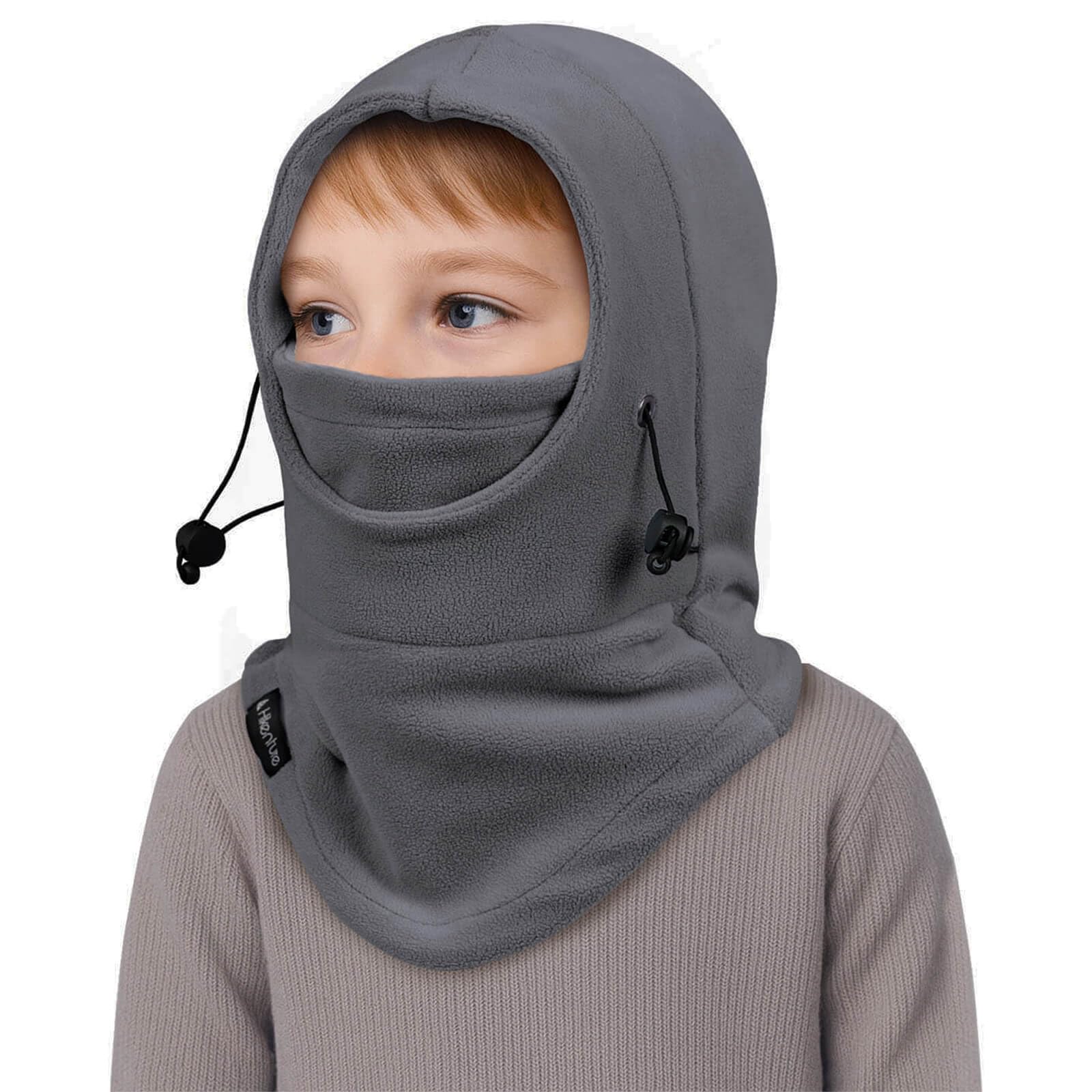 HIKENTURE Kids Balaclava Ski Mask, Children Neck Warmer, Fleece Winter Face Mask for Boys, Girls